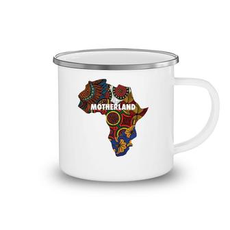 Motherland African American Map Tees By Berts Camping Mug | Mazezy