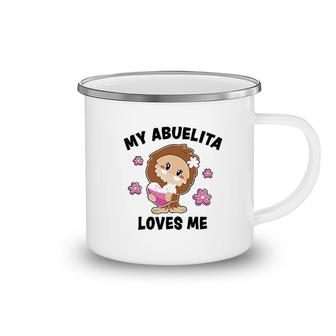 My Abuelita Loves Me With Bigfoot Baby Camping Mug | Mazezy
