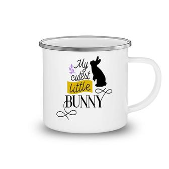 My Cutest Little Bunny Easter Peeps Happy Easter Day Camping Mug - Seseable