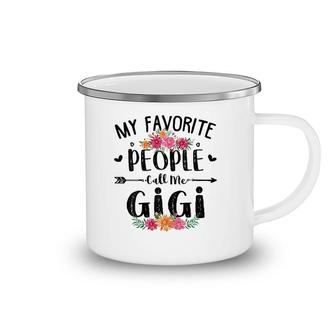 My Favorite People Call Me Gigi Tee Mother's Day Gift Camping Mug | Mazezy