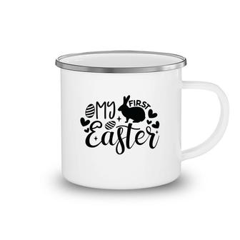 My First Easter Lets Hunt Cute Bunny Egg Camping Mug - Seseable