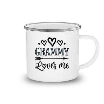 My Grammy Loves Me Gift Camping Mug | Mazezy