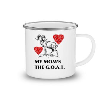 My Mom's The GOAT Greatest Of All Time Mother's Day Tee Camping Mug | Mazezy