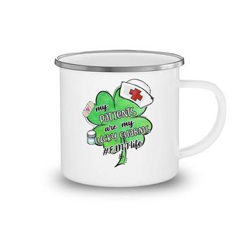 My Patients Are My Lucky Charm Emt Camping Mug | Mazezy