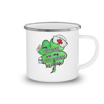 My Patients Are My Lucky Charm Lpn Camping Mug | Mazezy