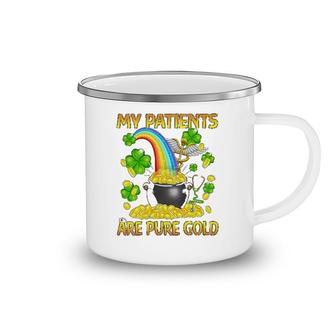 My Patients Are Pure Gold Camping Mug | Mazezy