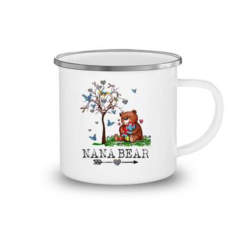Nana Bear Autism Awareness Love Support Autism Mother Camping Mug | Mazezy