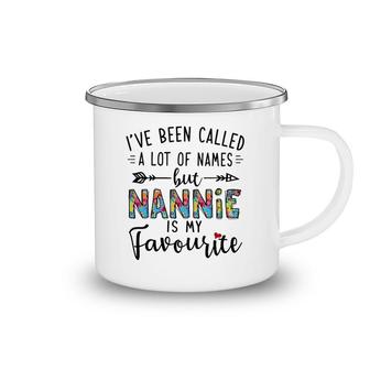 Nannie Is My Favourite Name Camping Mug | Mazezy