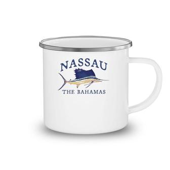 Nassau The Bahamas Sailfish Lover Gift Camping Mug | Mazezy