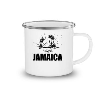 Negril Jamaica Souvenir Gift For Spring Break Camping Mug | Mazezy