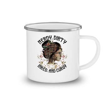 Nerdy Dirty Inked And Curvy Camping Mug | Mazezy