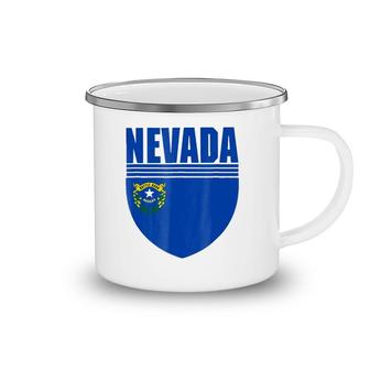 Nevada Pride I Love Nevada Flag Usa Patriotic Camping Mug | Mazezy