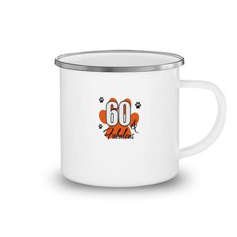 New 60 Years Old Orange 60Th Birthday Camping Mug - Seseable