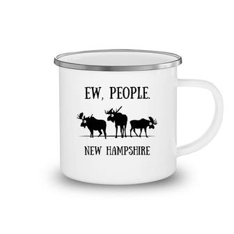 New Hampshire Moose Ew People Camping Mug | Mazezy