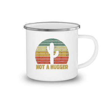 Not A Hugger Cactus Funny Camping Mug