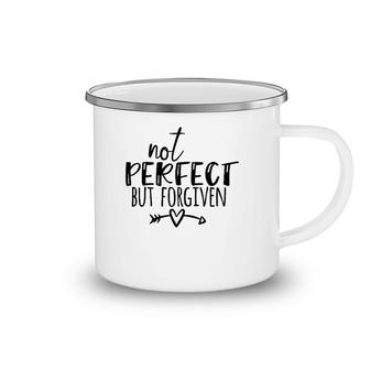 Not Perfect But Forgiven Vintage Camping Mug | Mazezy