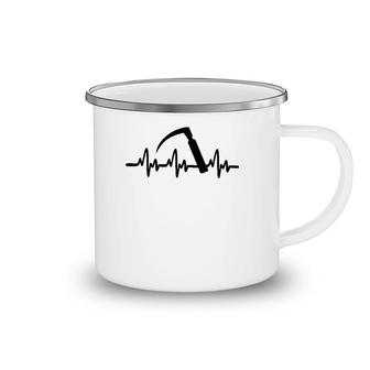 Nurse Anesthetist Crna Gift Ekg Laryngoscope Heartbeat Pulse Camping Mug | Mazezy