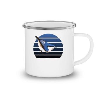 Nuthatch Bird Painting Backyard Birds Birder Camping Mug | Mazezy
