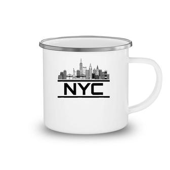 Nyc New York City Skyline Souvenir 4 Ver2 Camping Mug | Mazezy