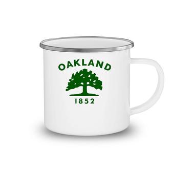 Oakland City Flag State Of California Camping Mug | Mazezy