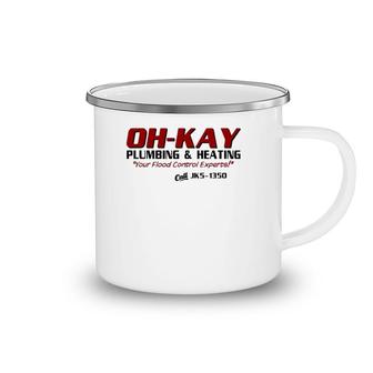 Oh-Kay Plumbing & Heating Camping Mug | Mazezy