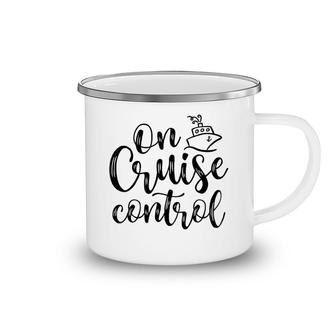 On Cruise Control Summer Vacation Camping Mug | Mazezy