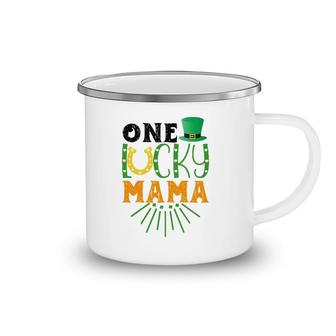 One Lucky Mama Gift St Patrick's Day Camping Mug | Mazezy