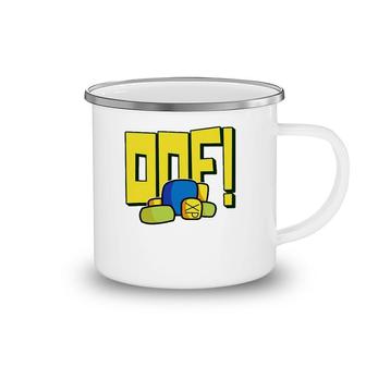 Oof Meme Funny Saying Hand Drawn Gaming Noob For Kids Camping Mug | Mazezy