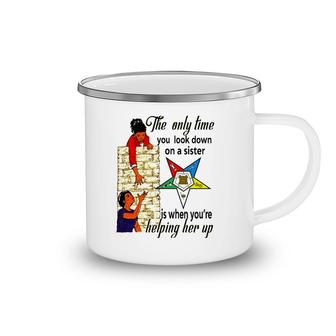 Order Of The Eastern Star Oes Ring Diva Sisters Of Color Camping Mug | Mazezy