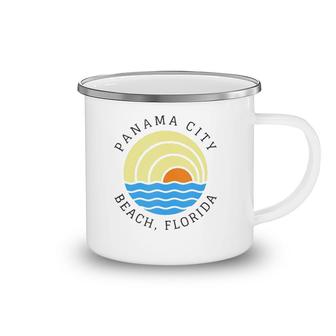 Panama City Beach Florida Waves Camping Mug | Mazezy