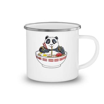 Panda Eating Ramen Kawaii Giant Japanese Noodle Gifts Girls Camping Mug | Mazezy