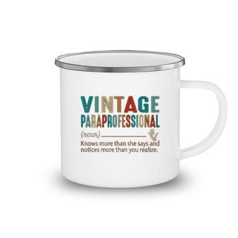 Paraprofessional Teaching Assistant Camping Mug | Mazezy