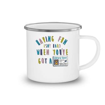 Pbs's Arthur Library Card Men's And Women's Camping Mug | Mazezy