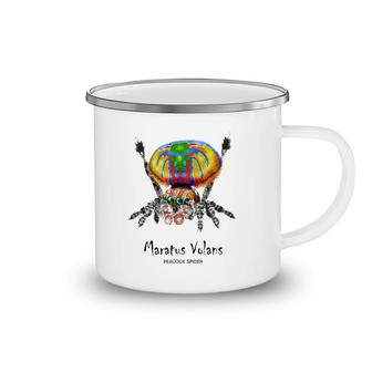 Peacock Spider Maratus Volans Lovers Gift Camping Mug | Mazezy