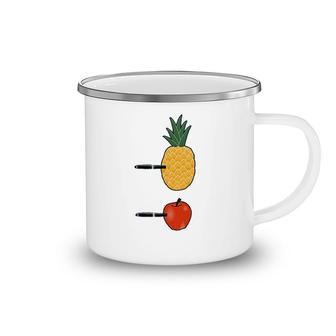 Pen Pineapple Apple Pen Meme Camping Mug | Mazezy