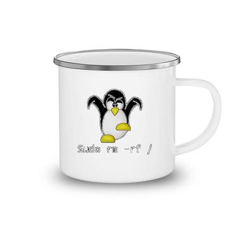 Penguin Sudo Programmer Developer Camping Mug | Mazezy