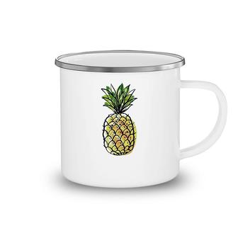 Pineapple Sketch Camping Mug | Mazezy