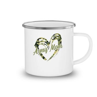 Proud Army Mom Military Mother Camouflage Apparel Camping Mug | Mazezy