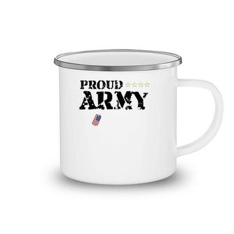 Proud US Army Mother American Military Family Mom Gift Camping Mug | Mazezy