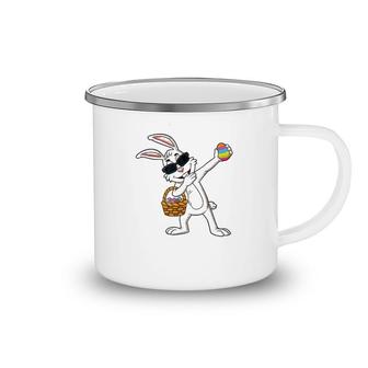 Rabbit Easter Day Eggs Camping Mug | Mazezy