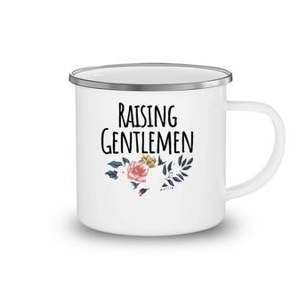 Raising Gentlemen, Motherhood Funny Mom Mother's Day Gift Camping Mug | Mazezy