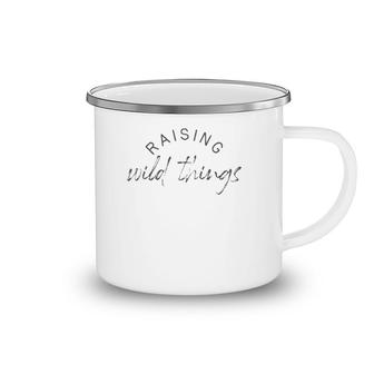 Raising Wild Things Mom Cute Mother's Day Gift Camping Mug | Mazezy