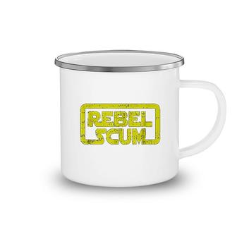 Rebel Scum Funny Retro 70s Camping Mug | Mazezy