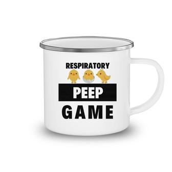 Respiratory Peep Game Camping Mug | Mazezy