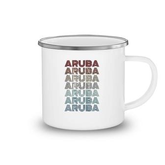 Retro Aruba Camping Mug | Mazezy
