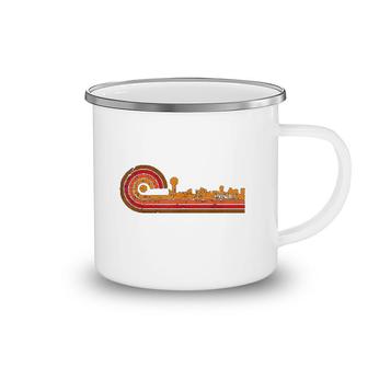 Retro Style Knoxville Tennessee Skyline Camping Mug | Mazezy