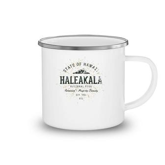 Retro Style Vintage Haleakala National Park Camping Mug | Mazezy