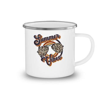 Retro Summer Vibes Camping Mug | Mazezy