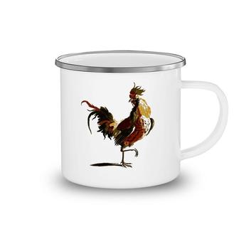 Rooster Backyard Chicken Farmer Rooster Camping Mug | Mazezy