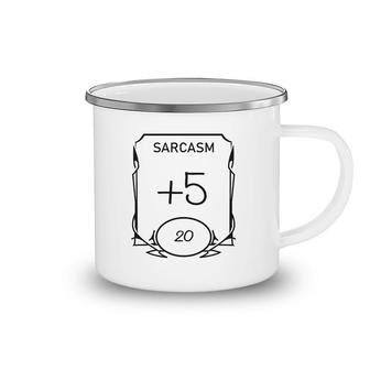 Sarcasm Dungeons And Dragons Camping Mug | Mazezy